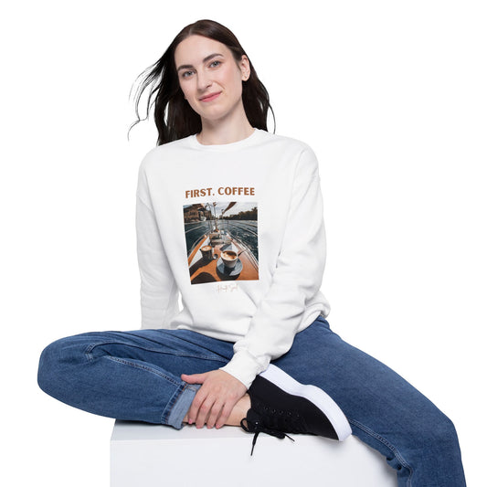 First Coffee Sweatshirt