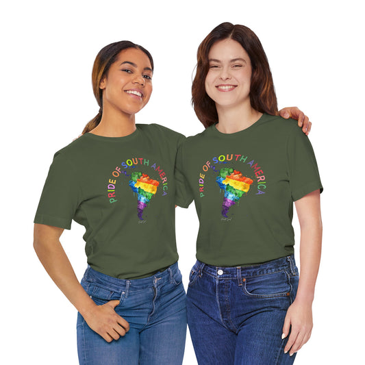T-Shirt - Pride of South America Unisex Jersey Short Sleeve Tee