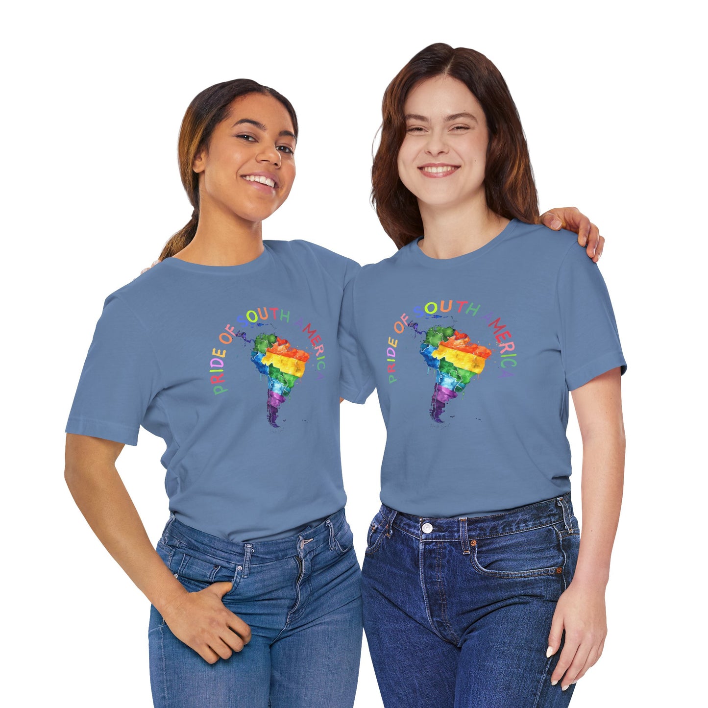 T-Shirt - Pride of South America Unisex Jersey Short Sleeve Tee