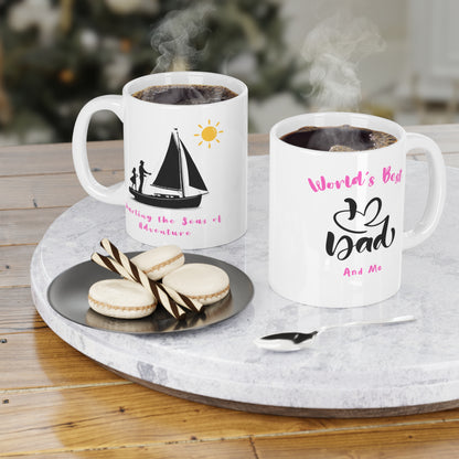 World's Best Dad & Me Daughter Ceramic Mugs (11oz\15oz\20oz)