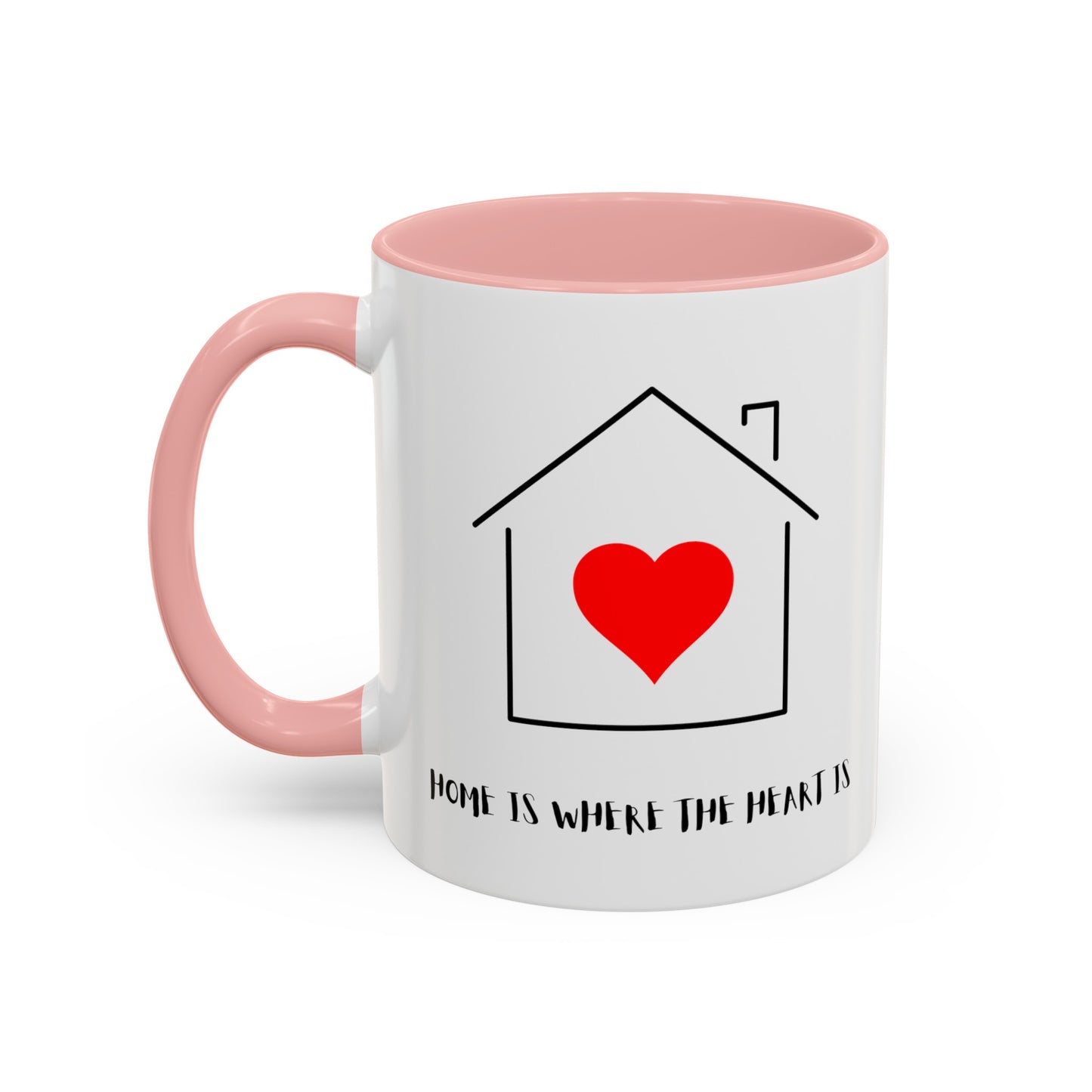 Home is Where the Heart is 3 Kids Accent Coffee Mug, 11oz - Haute Sail