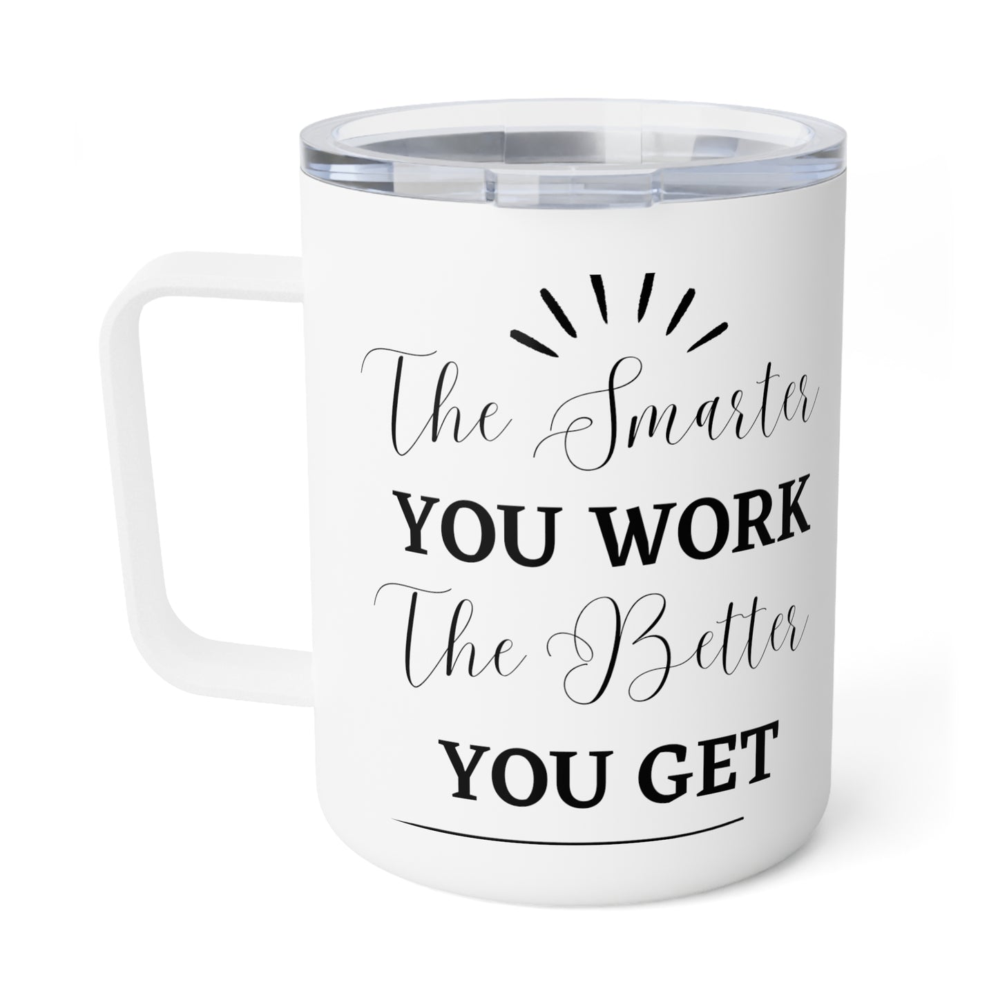Work Smart Insulated Coffee Mug, 10oz - Haute Sail