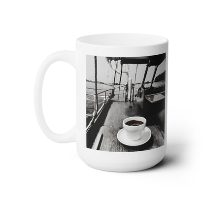 Sip and Sail the Sea Ceramic Mug 15oz - Haute Sail