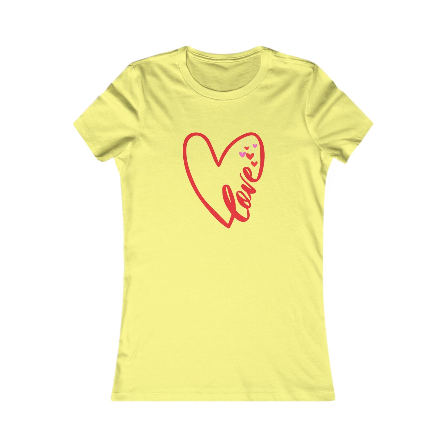 Tee Love Hearts Women's Favorite