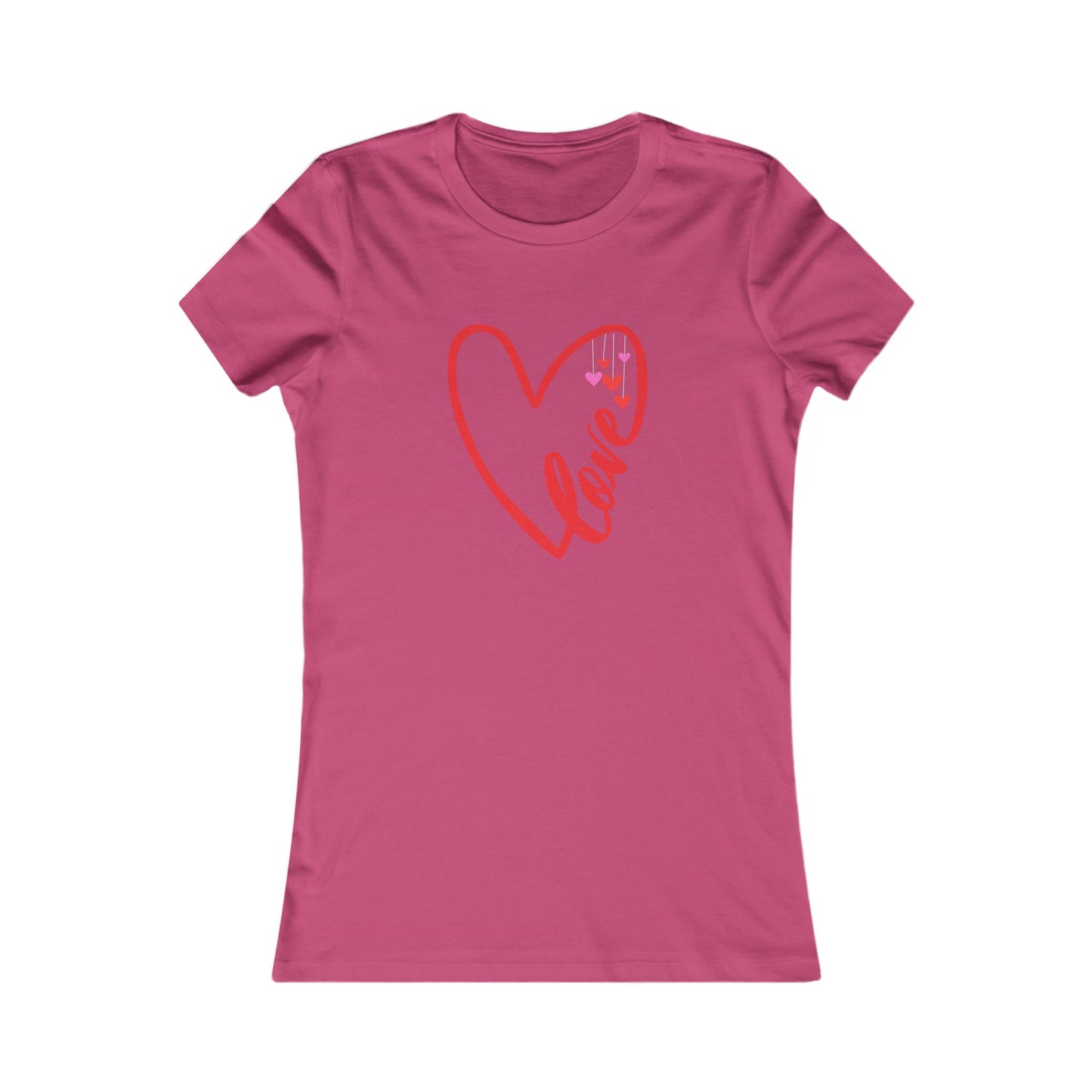 Tee Love Hearts Women's Favorite