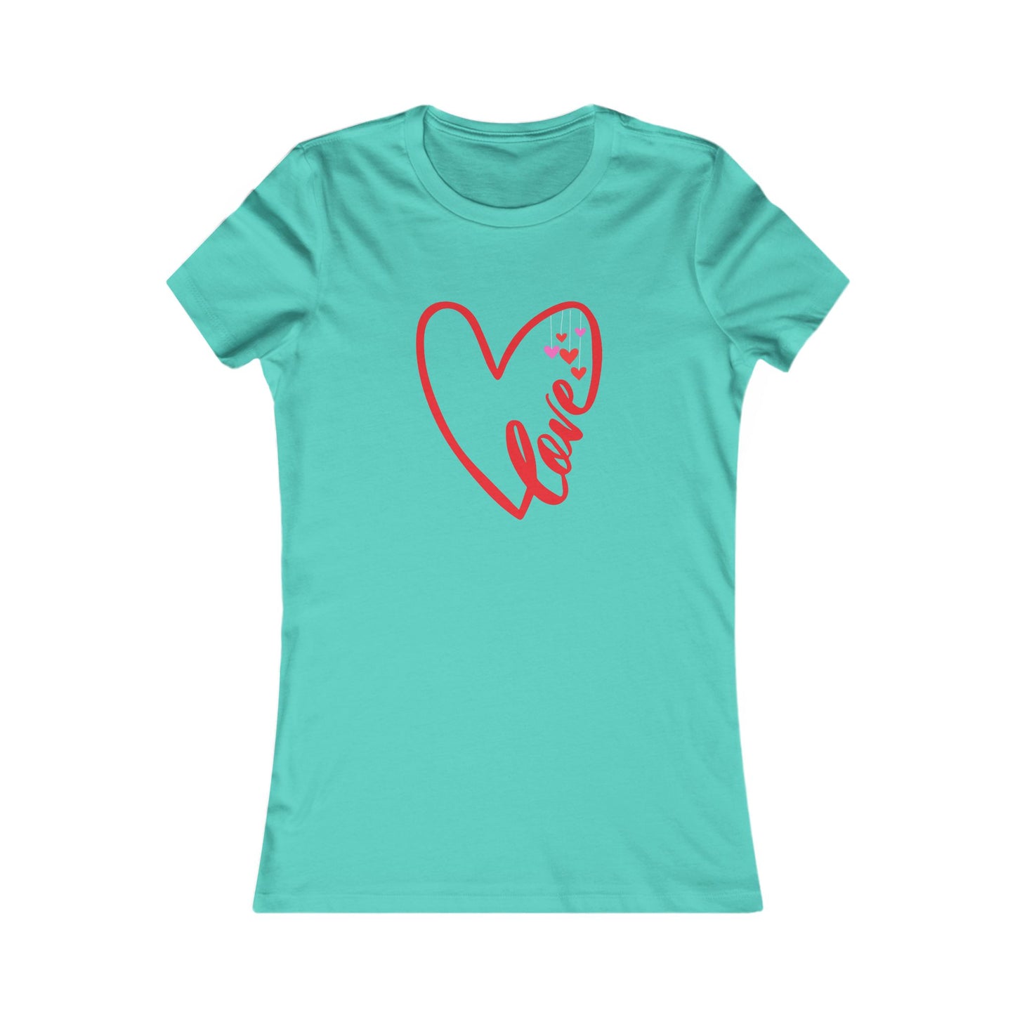 Tee Love Hearts Women's Favorite