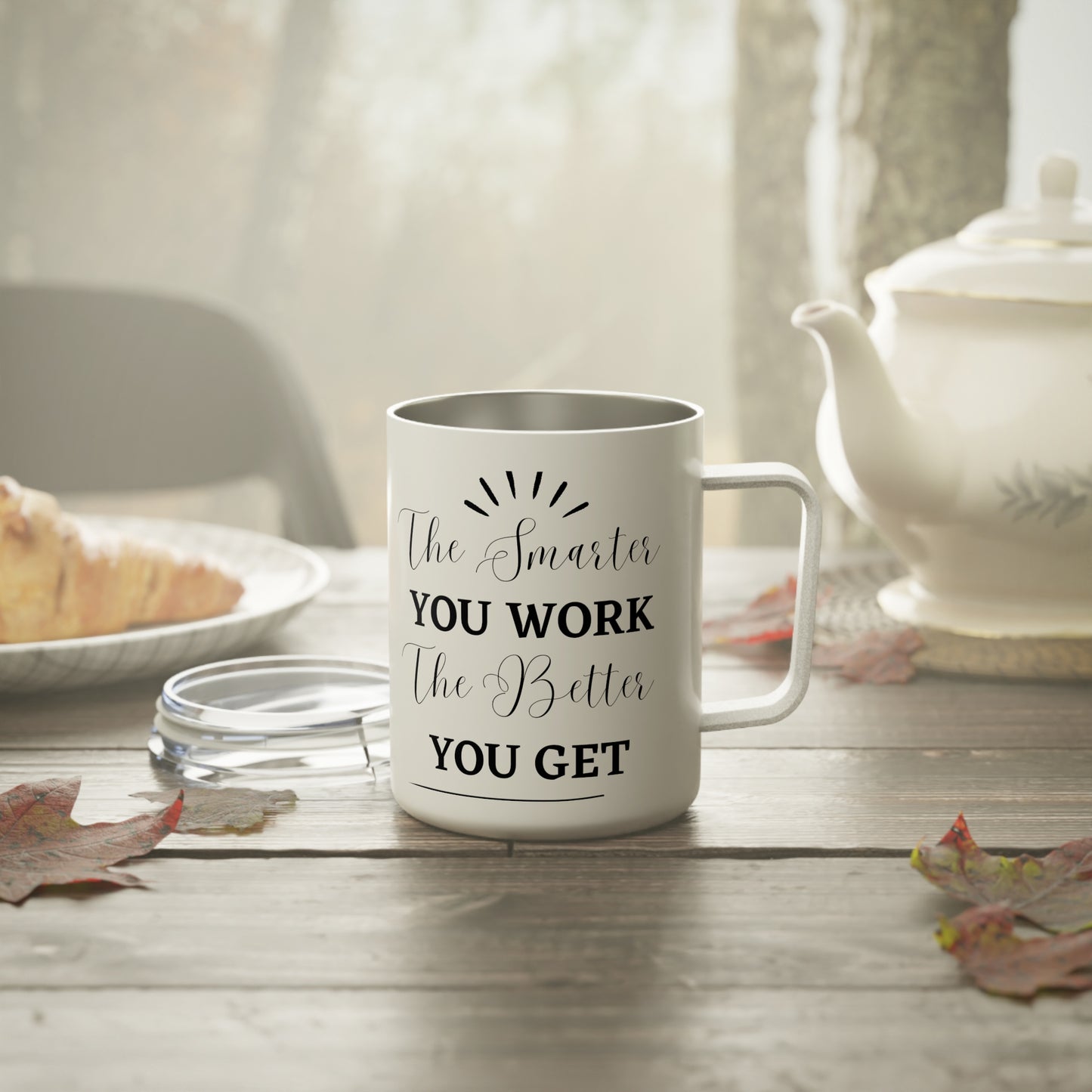 Work Smart Insulated Coffee Mug, 10oz - Haute Sail