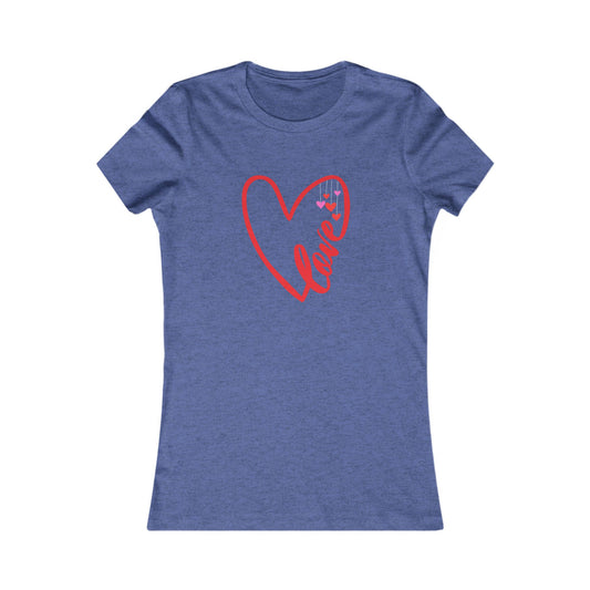 Tee Love Hearts Women's Favorite