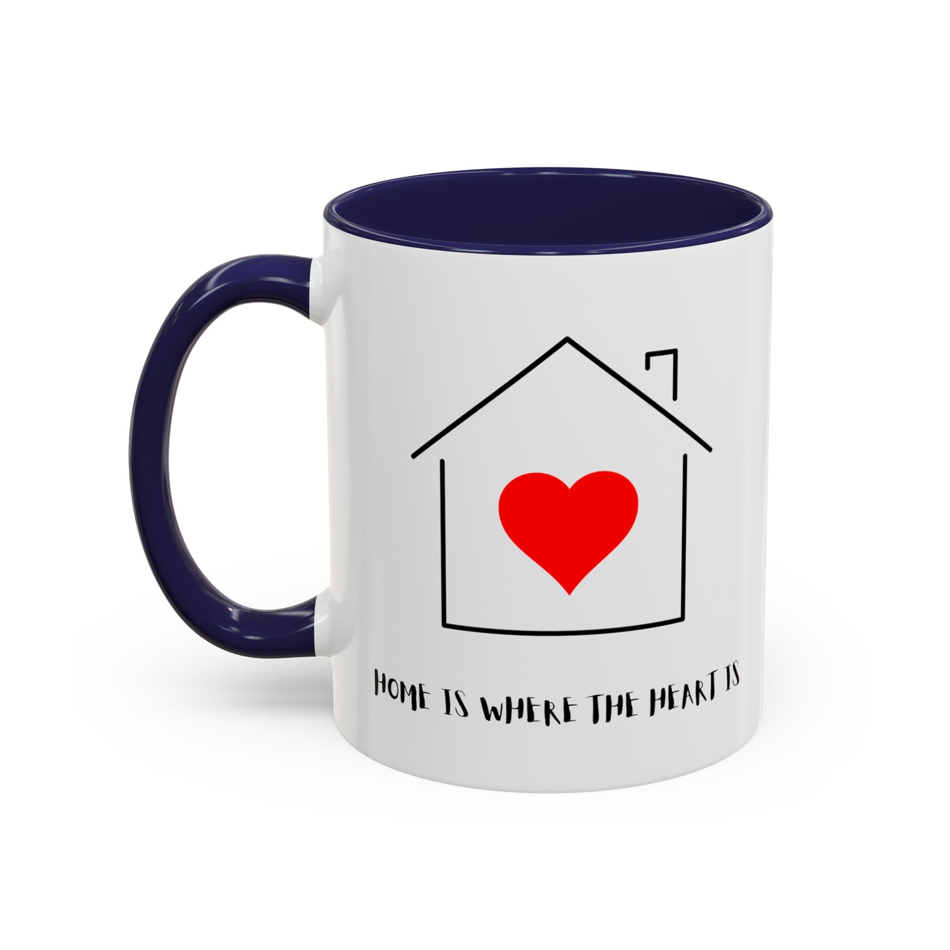 Home is Where the Heart is 3 Kids Accent Coffee Mug, 11oz - Haute Sail