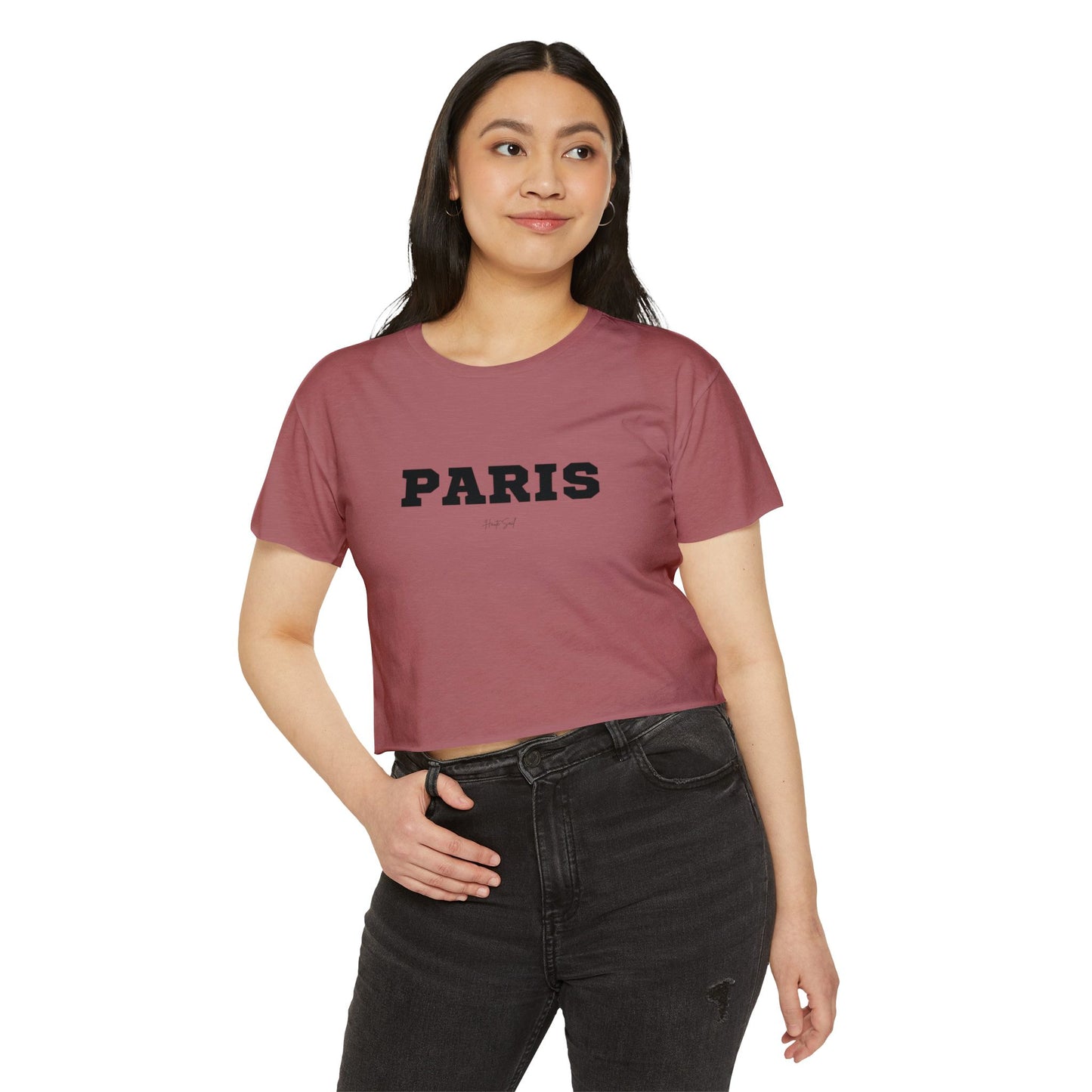 Paris Festival Crop Top for Women
