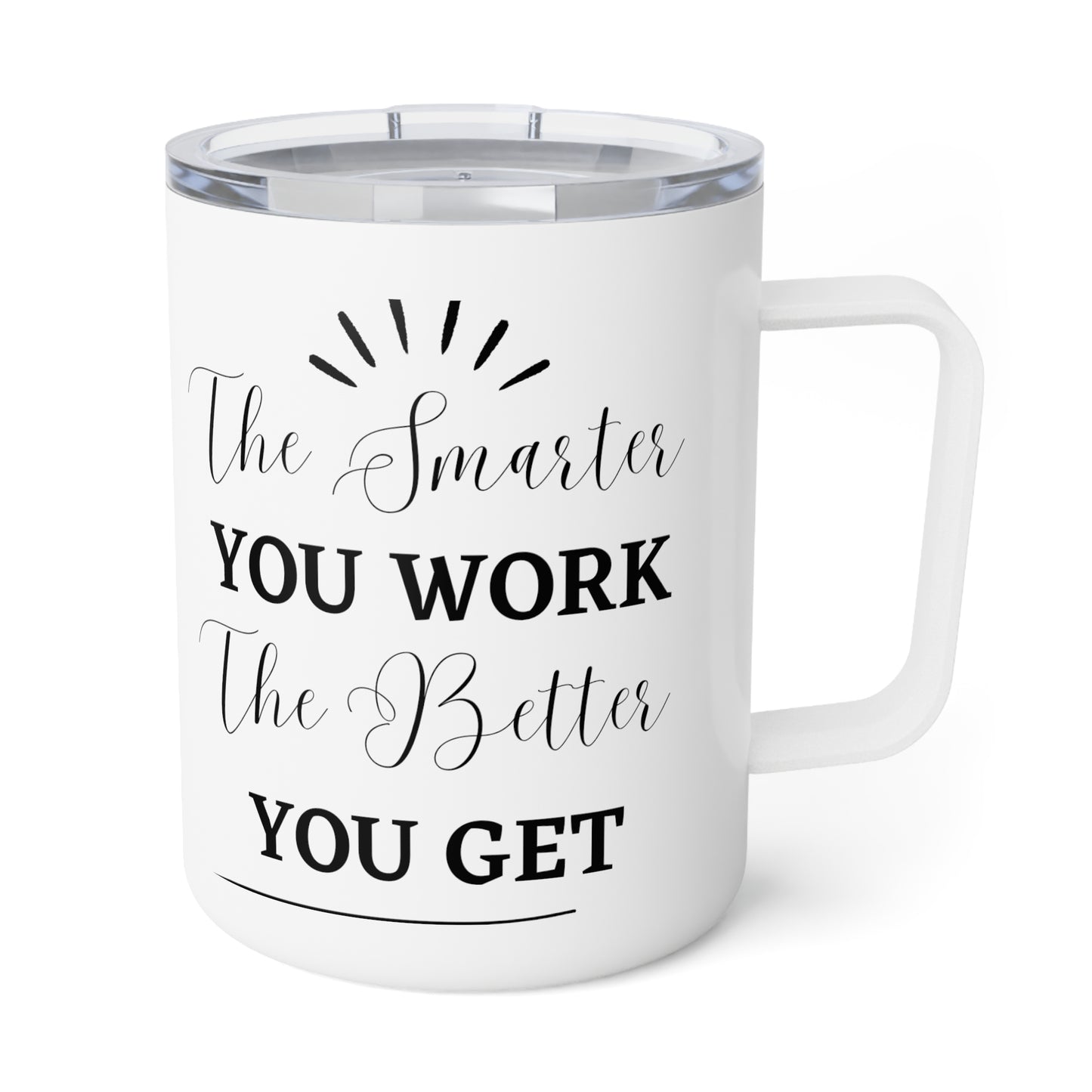 Work Smart Insulated Coffee Mug, 10oz - Haute Sail