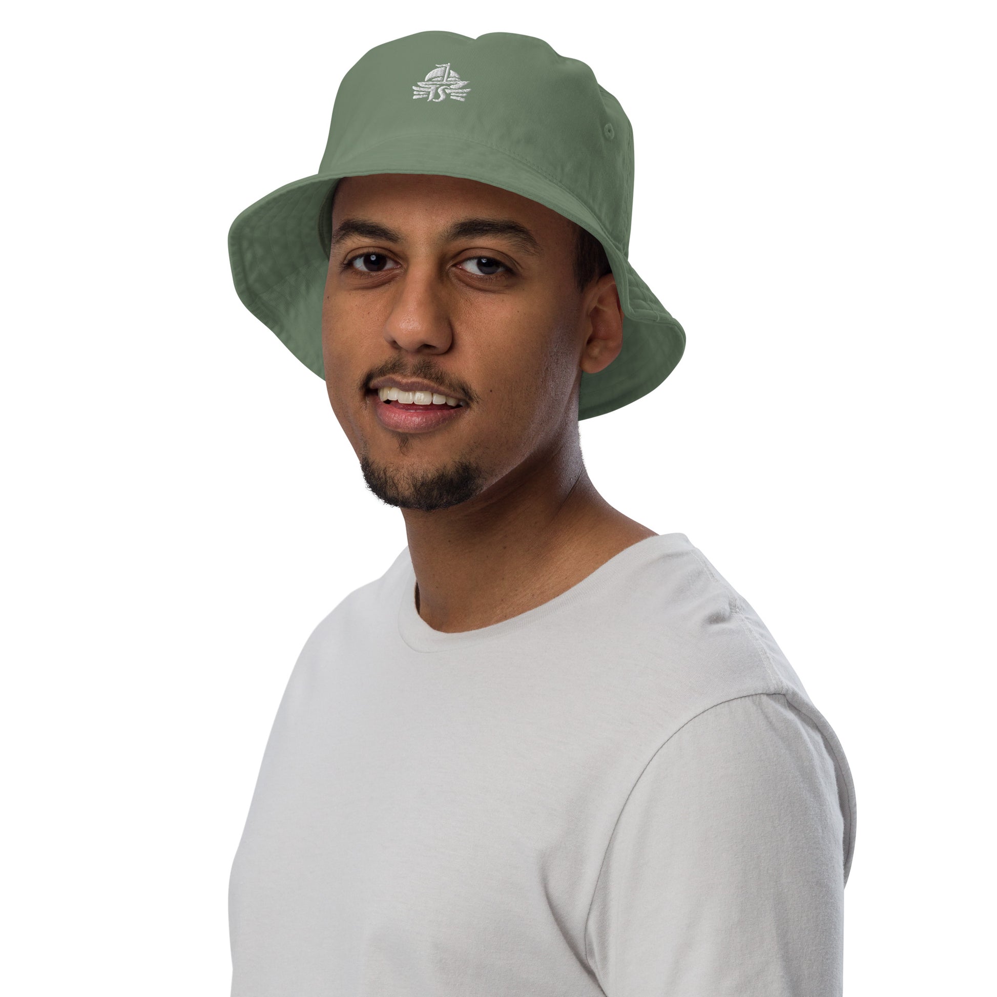 Haute Sail Embroidered Organic bucket hat - Haute Sail