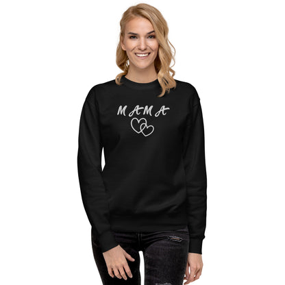 Mama Embroidered Unisex Sweatshirt - Haute Sail