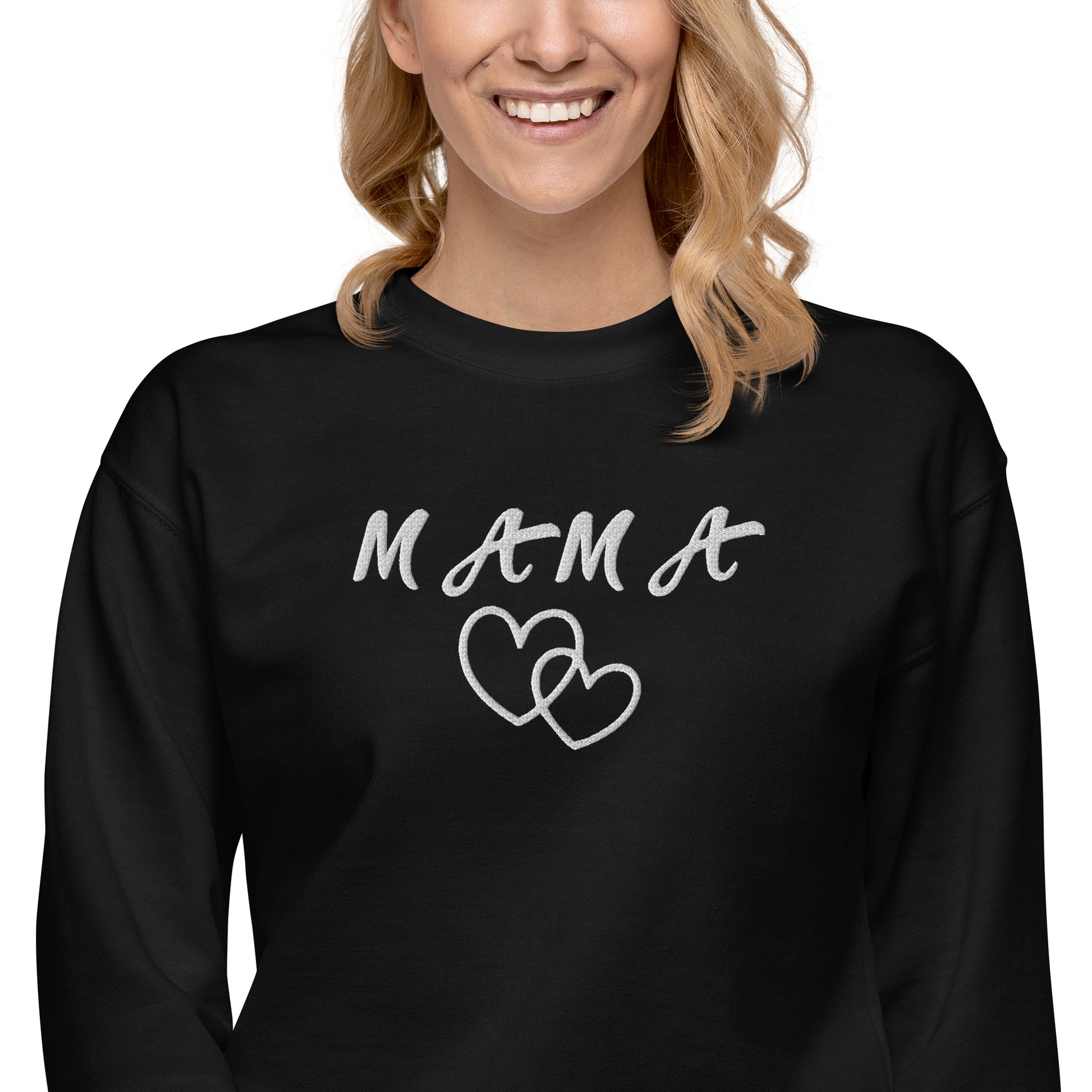 Mama Embroidered Unisex Sweatshirt - Haute Sail