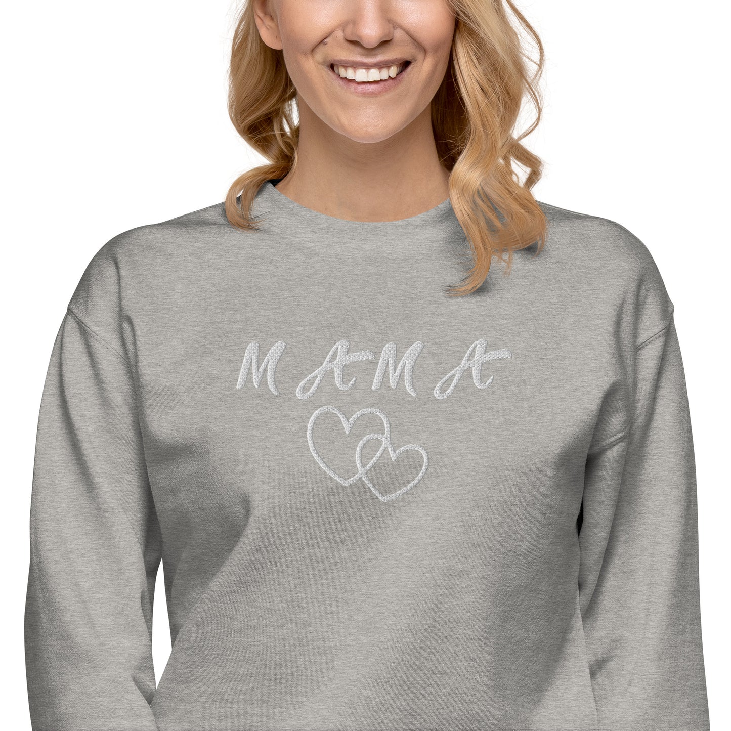 Mama Embroidered Unisex Sweatshirt - Haute Sail