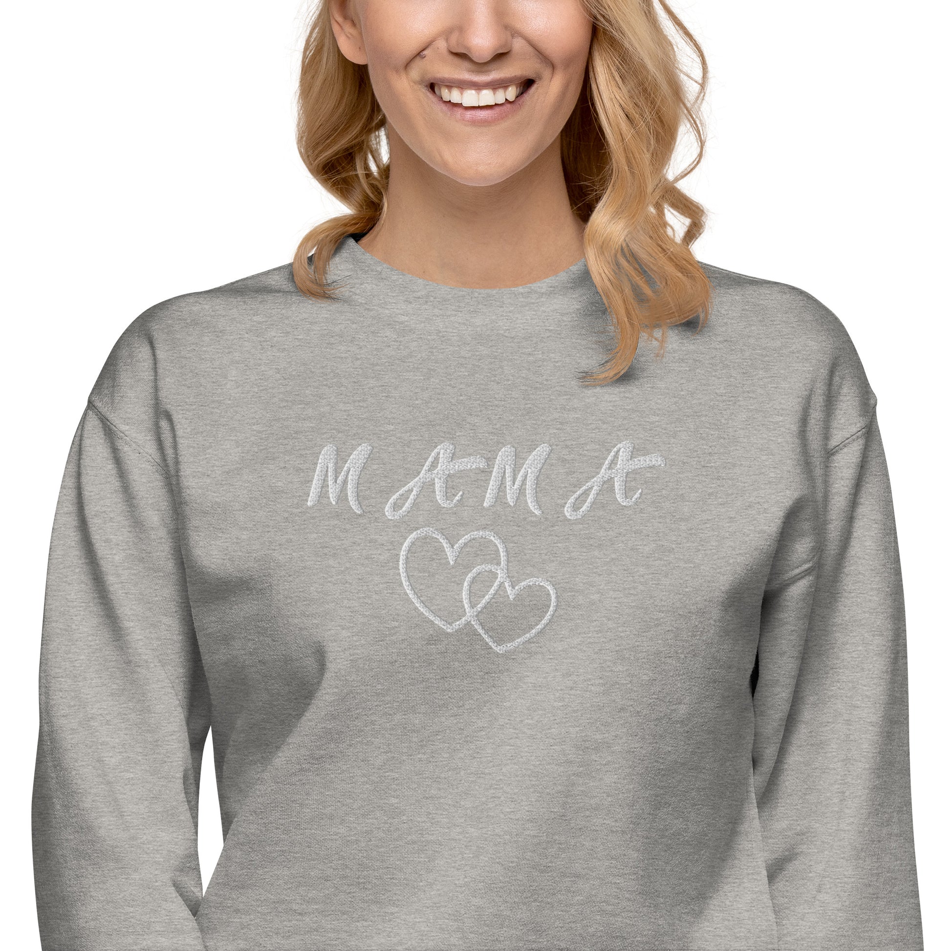 Mama Embroidered Unisex Sweatshirt - Haute Sail
