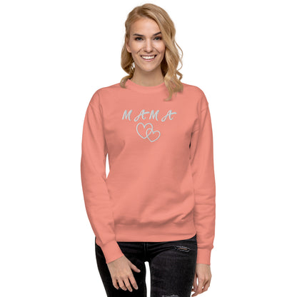Mama Embroidered Unisex Sweatshirt - Haute Sail
