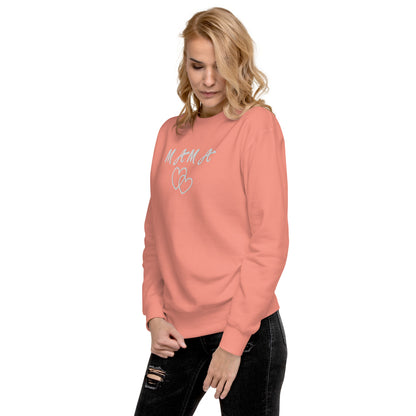 Mama Embroidered Unisex Sweatshirt - Haute Sail