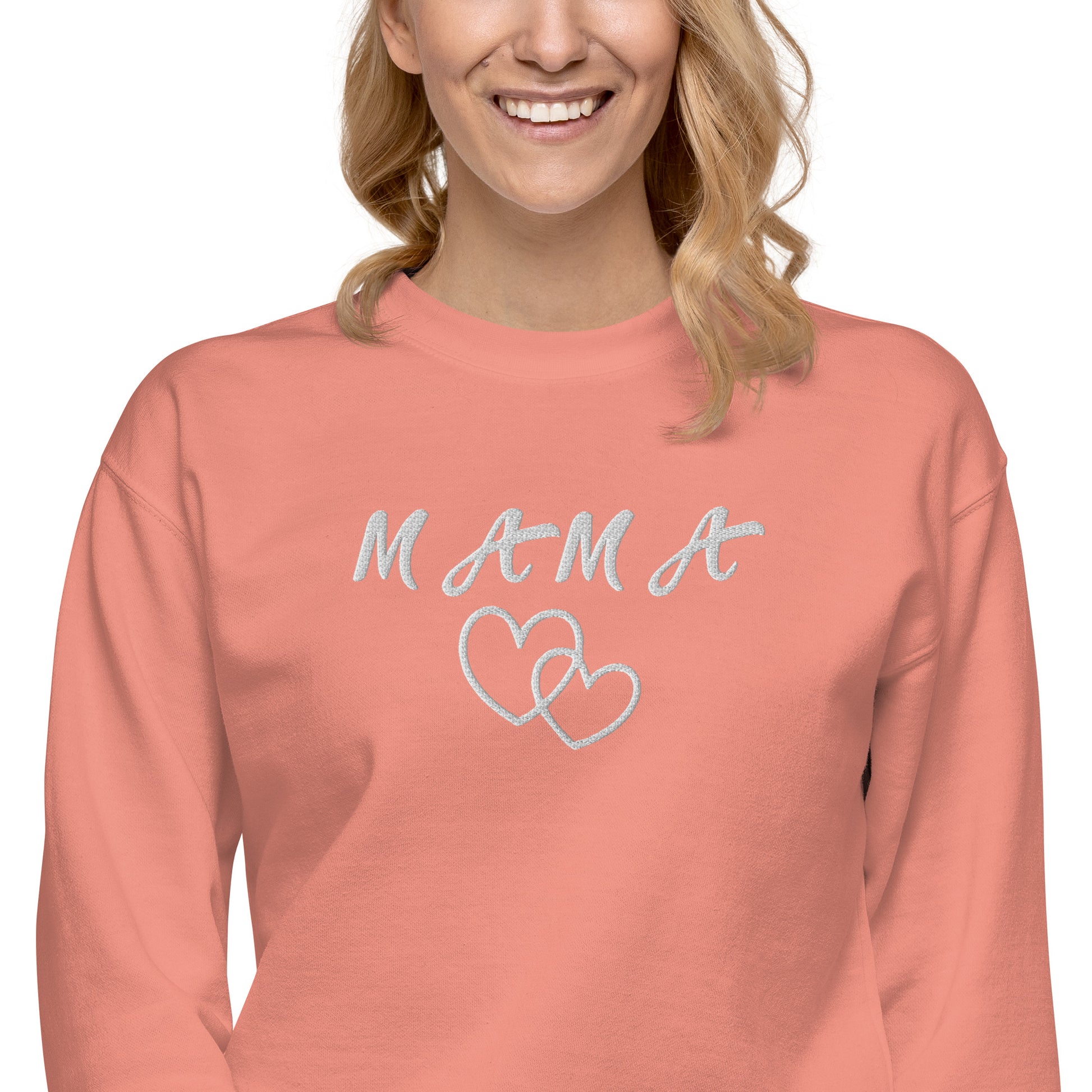 Mama Embroidered Unisex Sweatshirt - Haute Sail