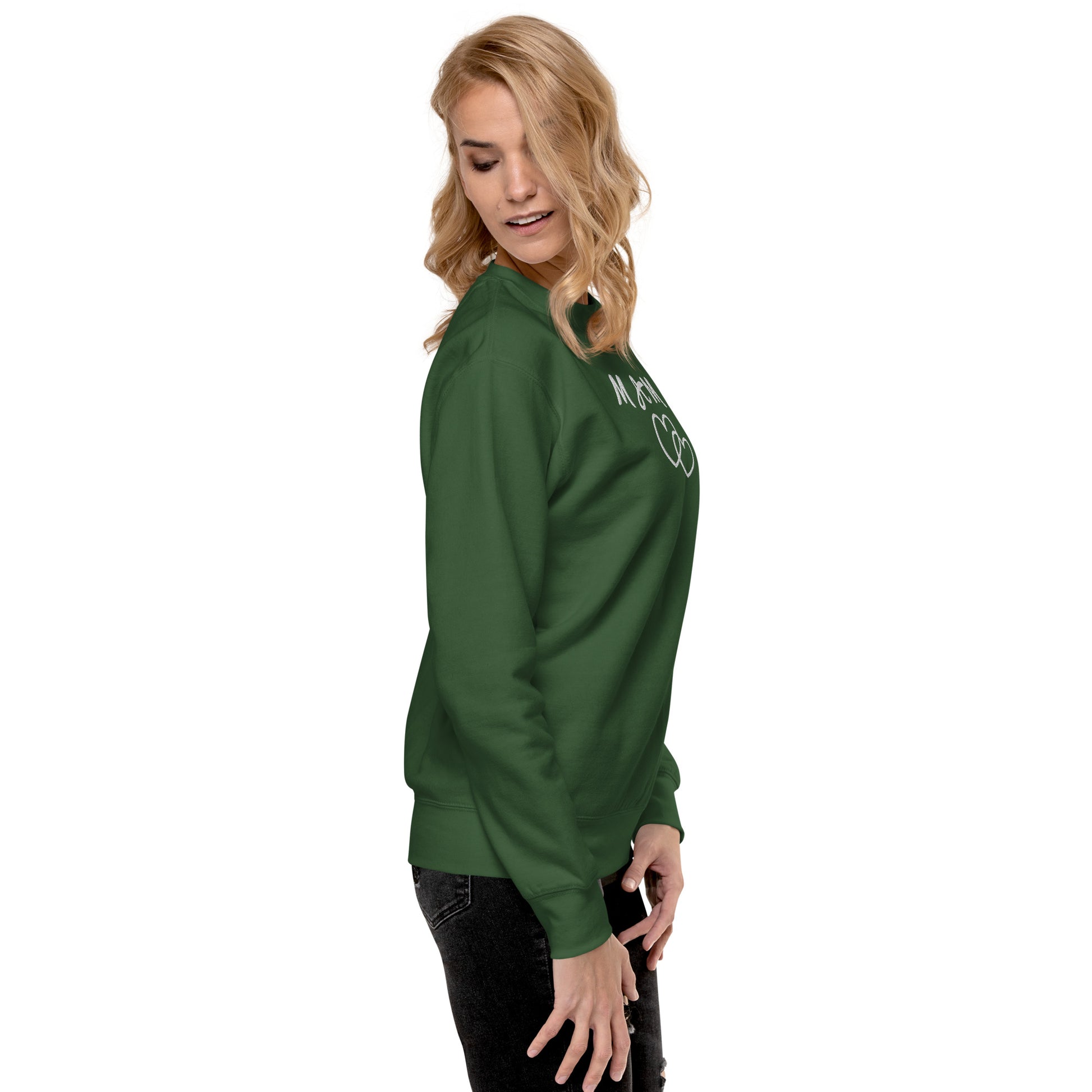 Mama Embroidered Unisex Sweatshirt - Haute Sail
