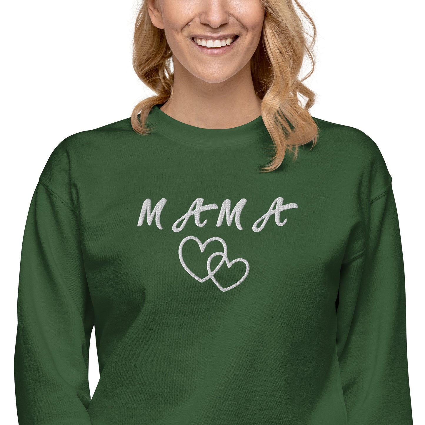 Mama Embroidered Unisex Sweatshirt - Haute Sail