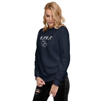 Mama Embroidered Unisex Sweatshirt - Haute Sail