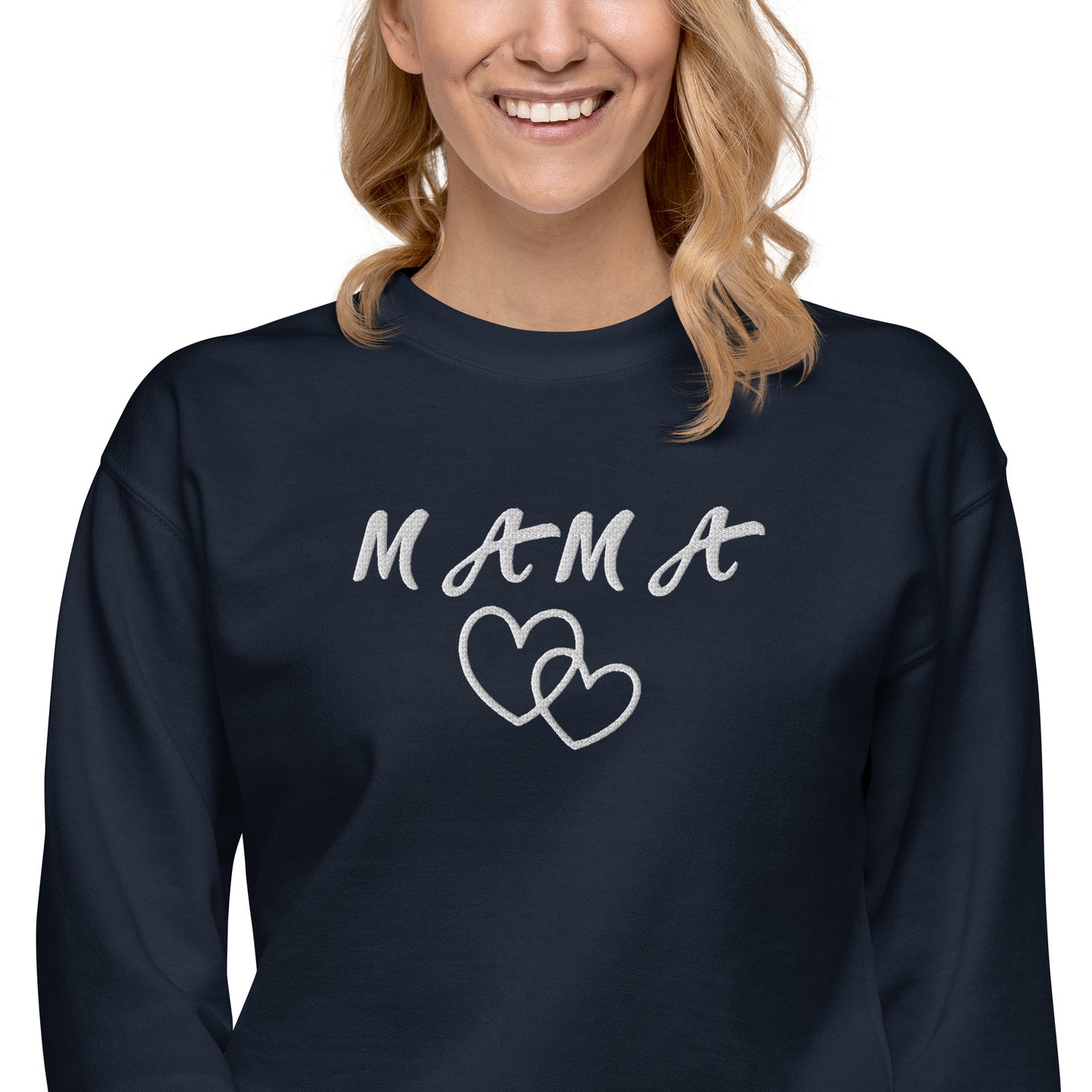 Mama Embroidered Unisex Sweatshirt - Haute Sail