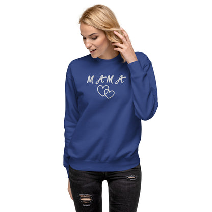 Mama Embroidered Unisex Sweatshirt - Haute Sail