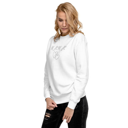 Mama Embroidered Unisex Sweatshirt - Haute Sail